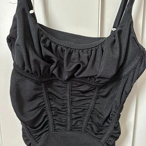 Black Corset Bodysuit